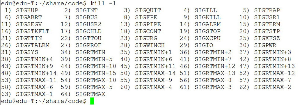 【Linux系统编程】Linux 信号列表_父进程