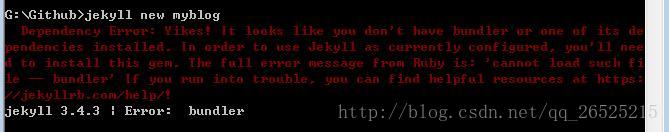 【Jekyll搭建GITHUB个人博客】安装Ruby 环境、包管理器 RubyGems、Jekyll与错误解决_Jekyll_14