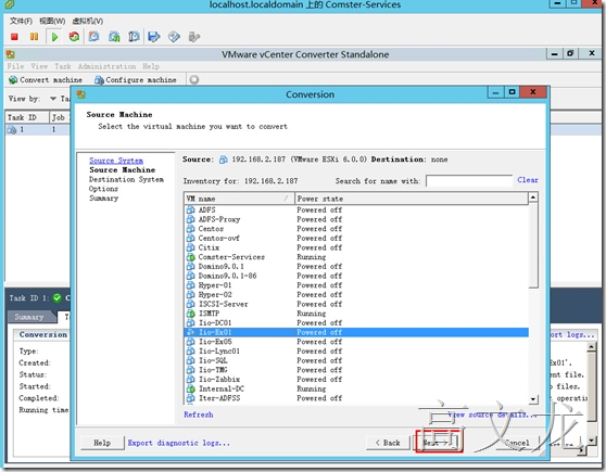 VMware Converter 转换过程（一）----英文版_vmware_09