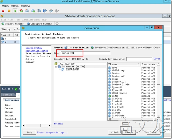 VMware Converter 转换过程（一）----英文版_P2V_28