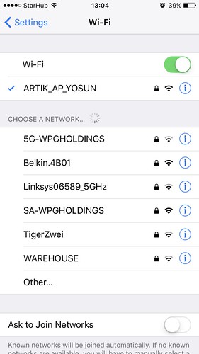 Samsung ARTIK 530 Wi-Fi Access Point (AP) and Wi-Fi Direct (P2P)_artik