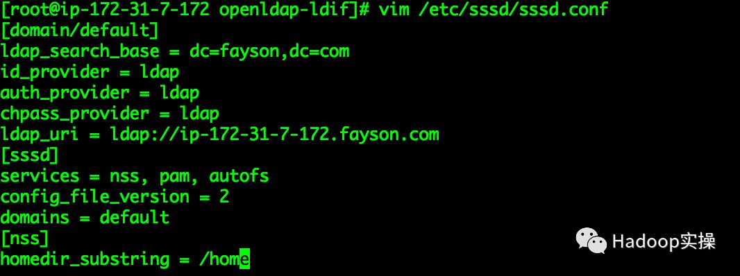 2.OpenLDAP集成SSH登录并使用SSSD同步用户_配置文件_03