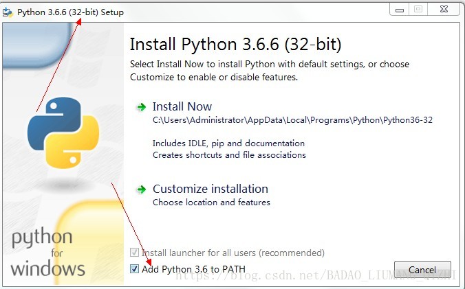 卸载64位python3.6再安装32位python3.6_安装包_06