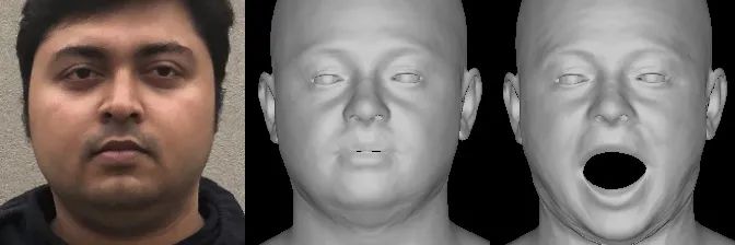 DECA：基于单张静态图像，进行 3D 人脸建模_建模_08