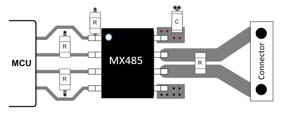 RS-485集成浪涌保护比较分立器件的优势介绍_浪涌_04