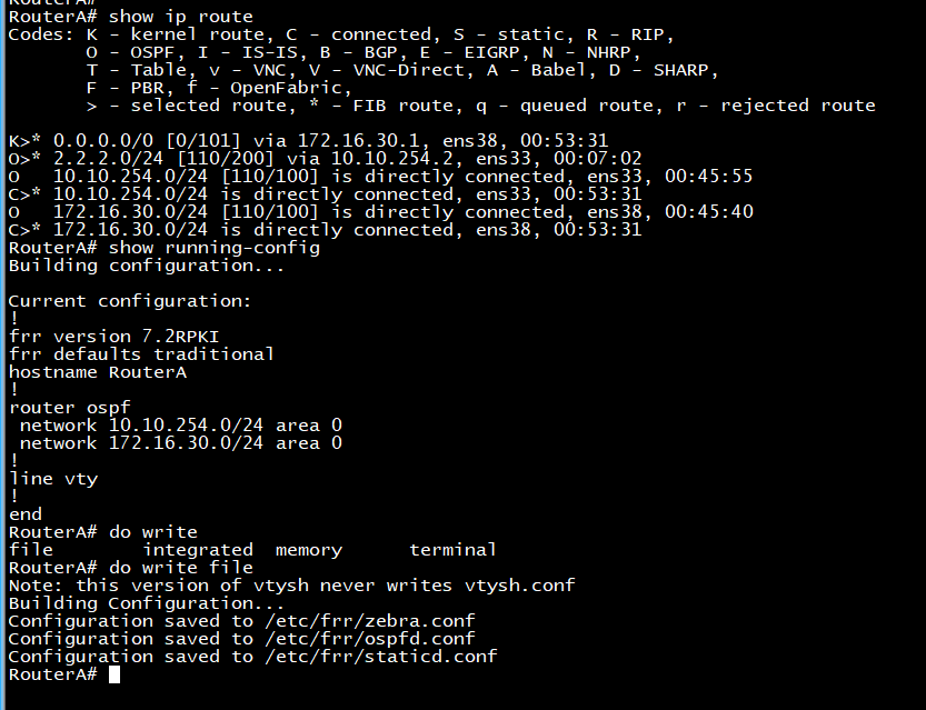 CentOS7下利用FRR路由套件实现OSPF动态路由组网_centos_20