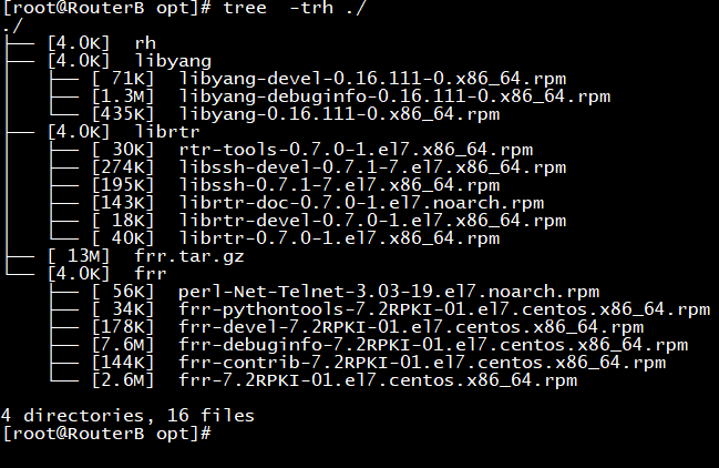 CentOS7下利用FRR路由套件实现OSPF动态路由组网_unix_06