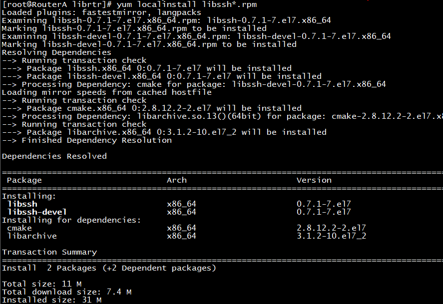 CentOS7下利用FRR路由套件实现OSPF动态路由组网_centos_10