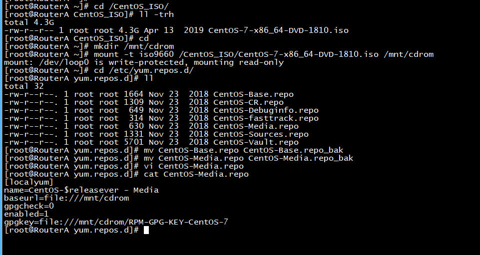 CentOS7下利用FRR路由套件实现OSPF动态路由组网_unix_07