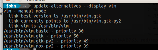让VIM支持Python2 by update-alternatives_符号链接_02