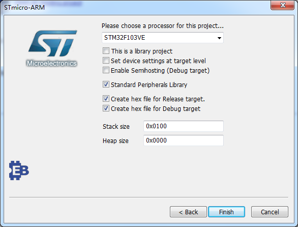 使用EmBitz开发STM32项目的环境配置_EmBitz_16