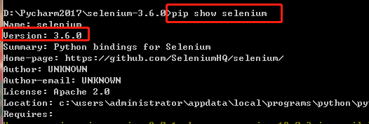 Python3.6上Selenium环境搭建_selenium_05