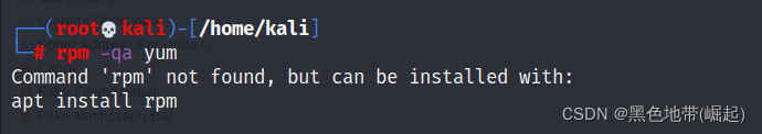 系统命令终端显示 “sudo: gedit：找不到命令” 以及“Command ‘rpm‘ not found, but can be installed with:apt i”的原因分析与解决方法_linux_03