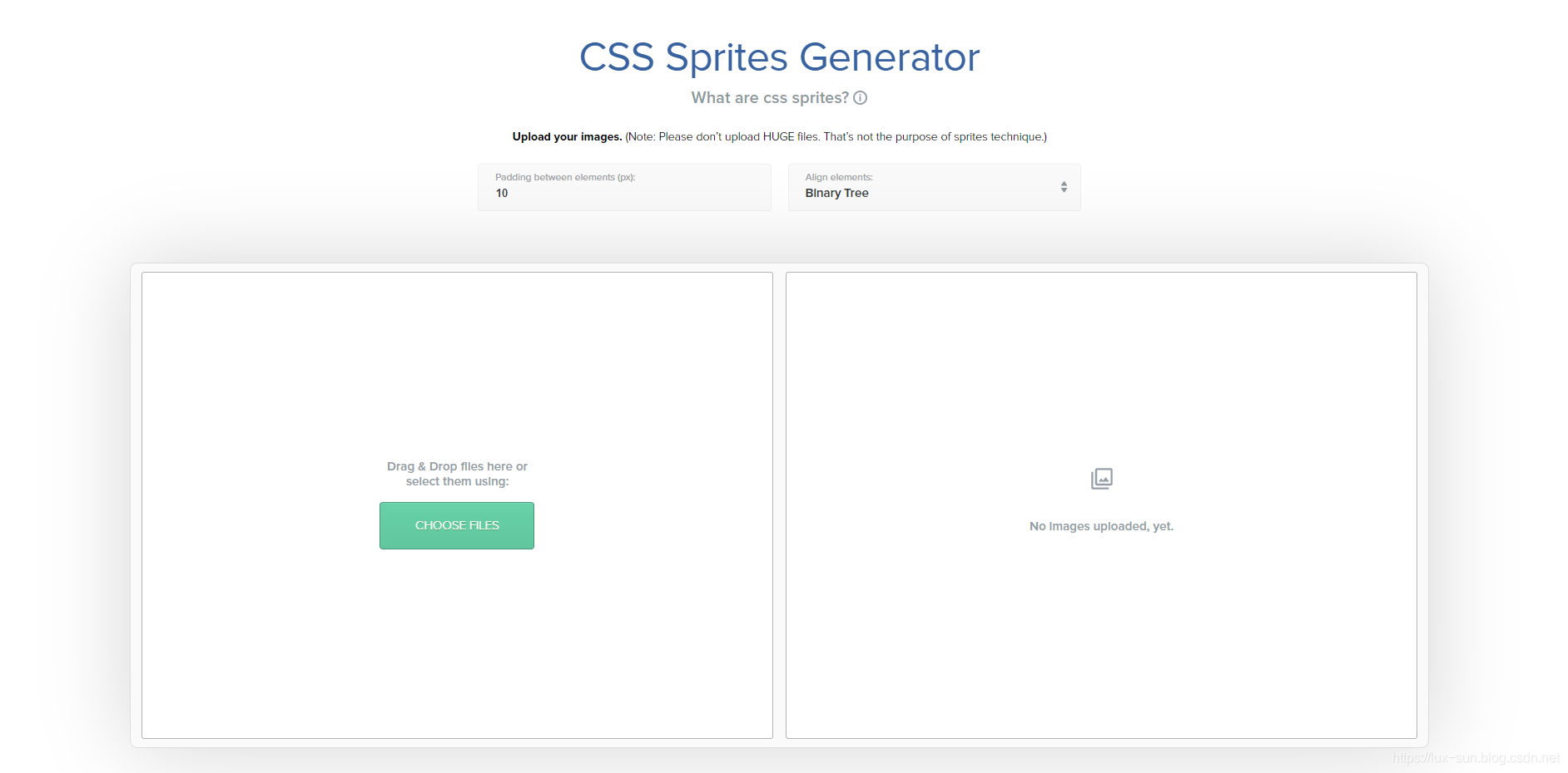 CSS - CSS Sprites Generator（雪碧图）_css