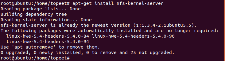 瑞芯为RK3568开发板搭建NFS服务器_服务器_02