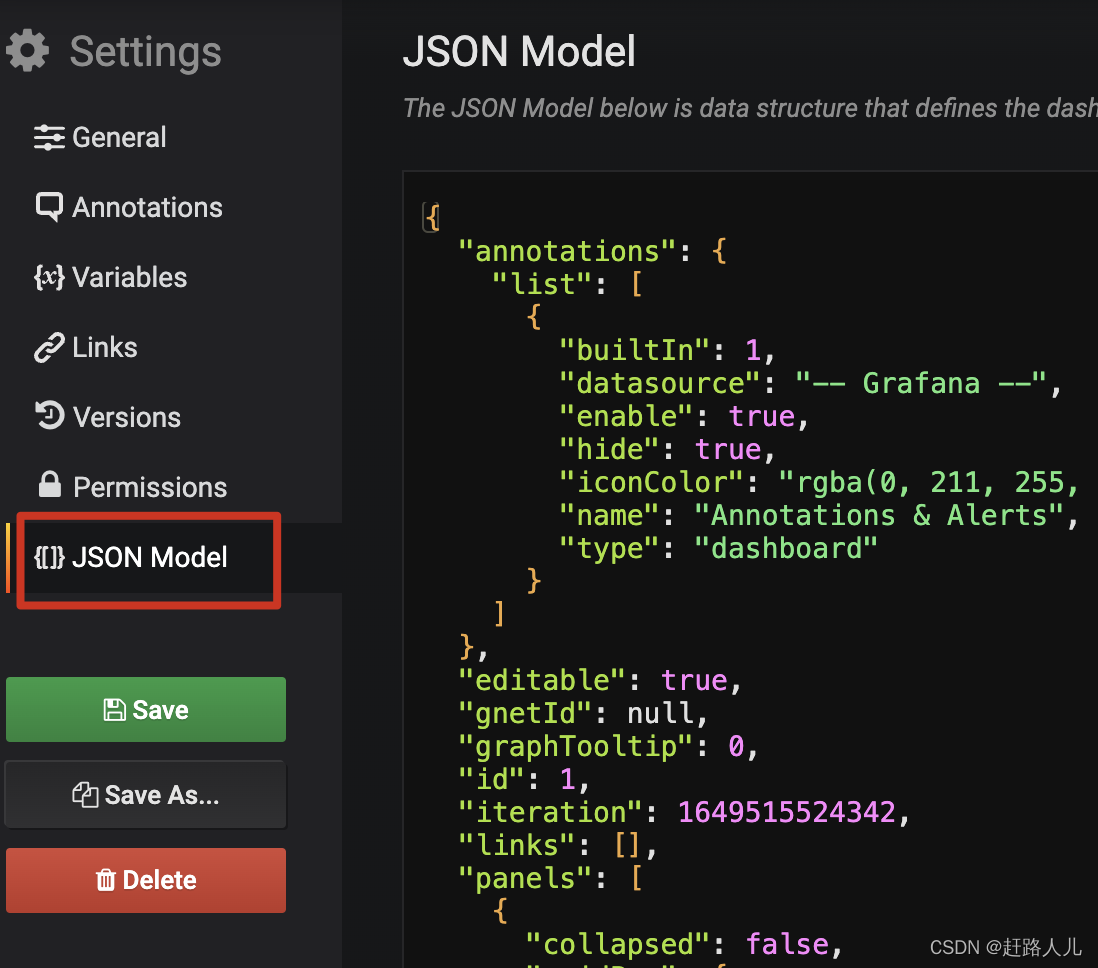 grafana通过api方式导入dashboard、创建datasource_json