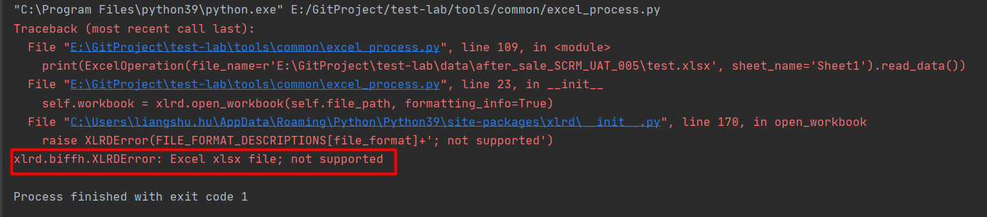 python第三方库xlrd不支持读取.xlsx格式的Excel文件的问题详解_第三方库