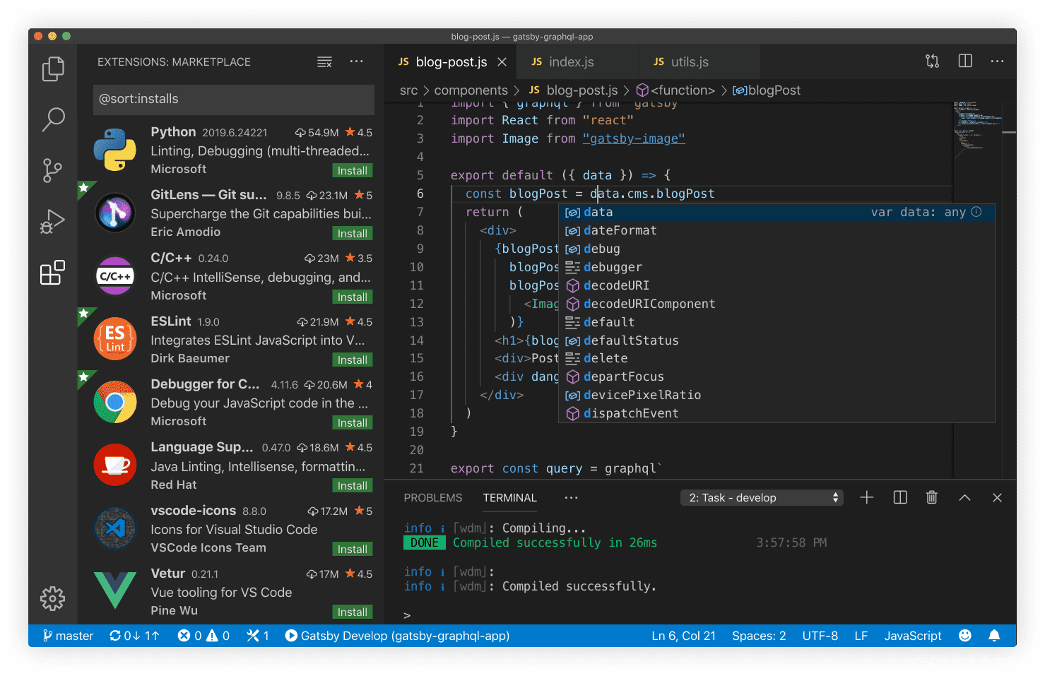 初学前端必备的Visual Studio Code编辑器_跨平台