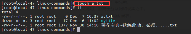 浩哥的Linux学习笔记之touch命令_运维_02