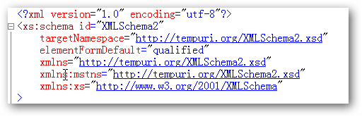 在XML里的XSD和DTD以及standalone的使用2----具体使用详解_并在XML中使用XSD_02