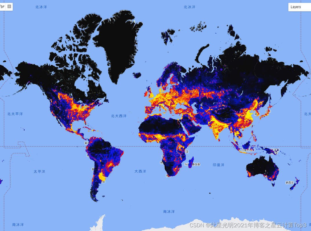 Google Earth Engine（GEE）——CSP gHM：全球人类改造_数据集