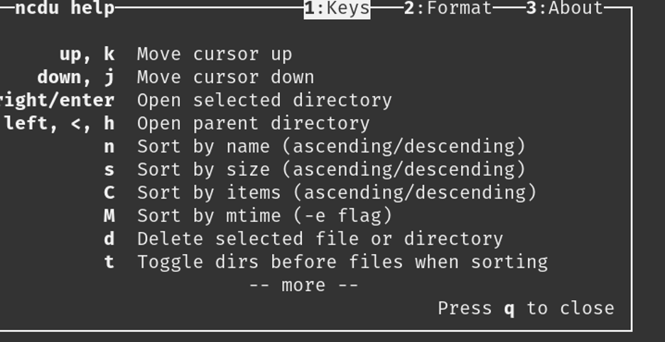 如何使用du 和 ncdu 两个命令检查 Linux 磁盘使用情况？_主目录_04