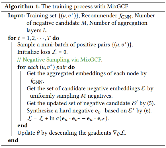 【论文笔记KDD2021】MixGCF: An Improved Training Method for Graph Neural Network-based Recommender Systems_图神经网络_18