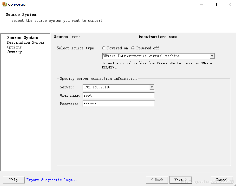 VMware Converter 转换过程（一）----英文版_服务器_08