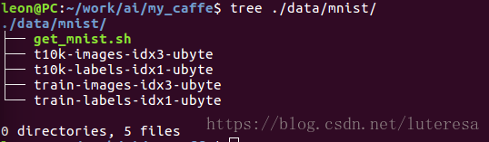 Ubuntu16.04 安装caffe（纯CPU版）+ MNIST集实例测试_python_04