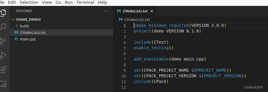 利用cmake在vscode中快速创建c++环境（Ubuntu）_ubuntu_05
