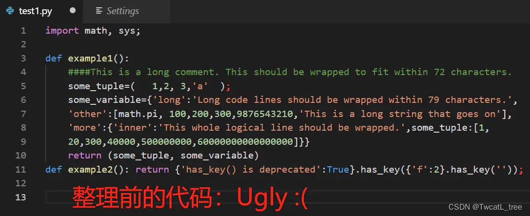 用YAPF让Python代码瞬间从丑陋变漂亮_python_02