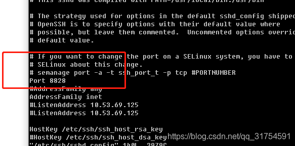 ssh修改连接端口，以及修改端口之后连接不上的问题_端口号