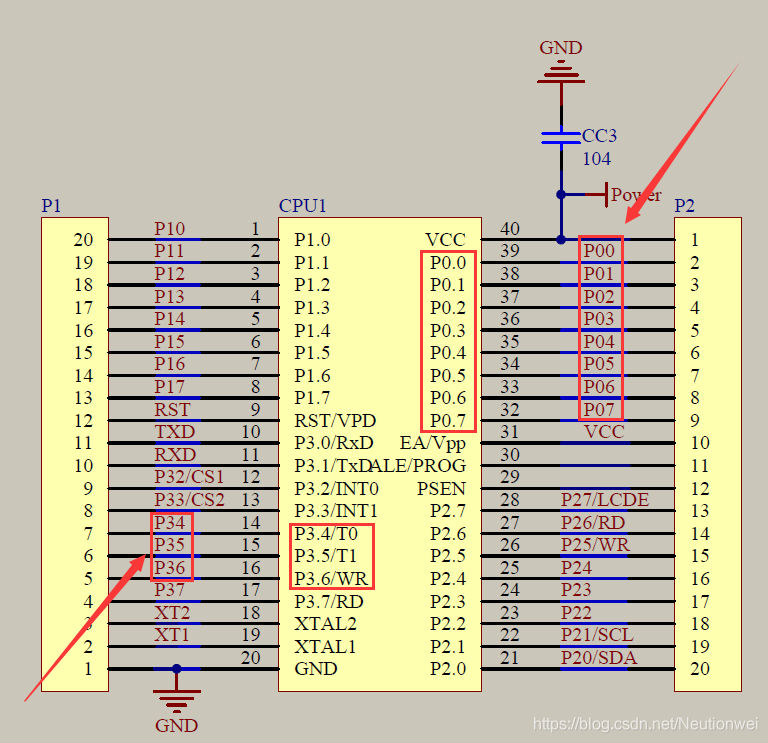 8051单片机实战分析（以STC89C52RC为例） | 09 - LED点阵显示数字_嵌入式_05