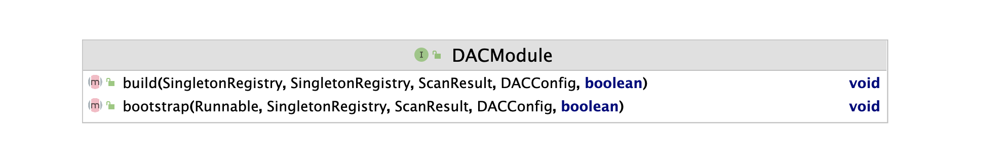 dremio DACModule  模块简单说明_bootstrap