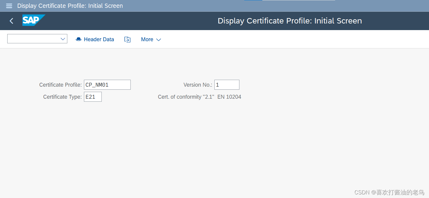 SAP QM Outgoing Quality Certificate初探_QC21_02