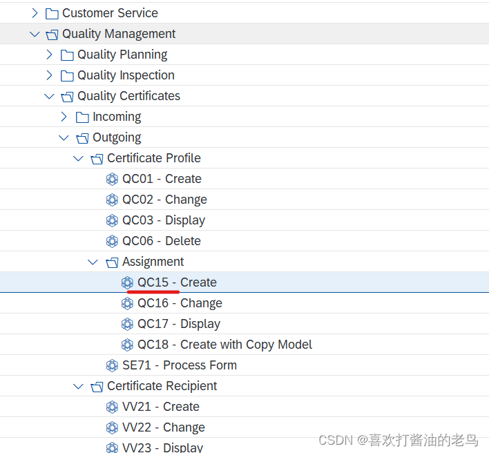 SAP QM Outgoing Quality Certificate初探_QC21_05