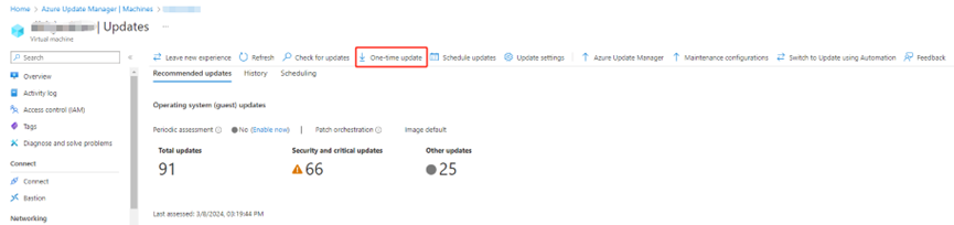 使用Azure Update Manager管理补丁更新_补丁更新_09