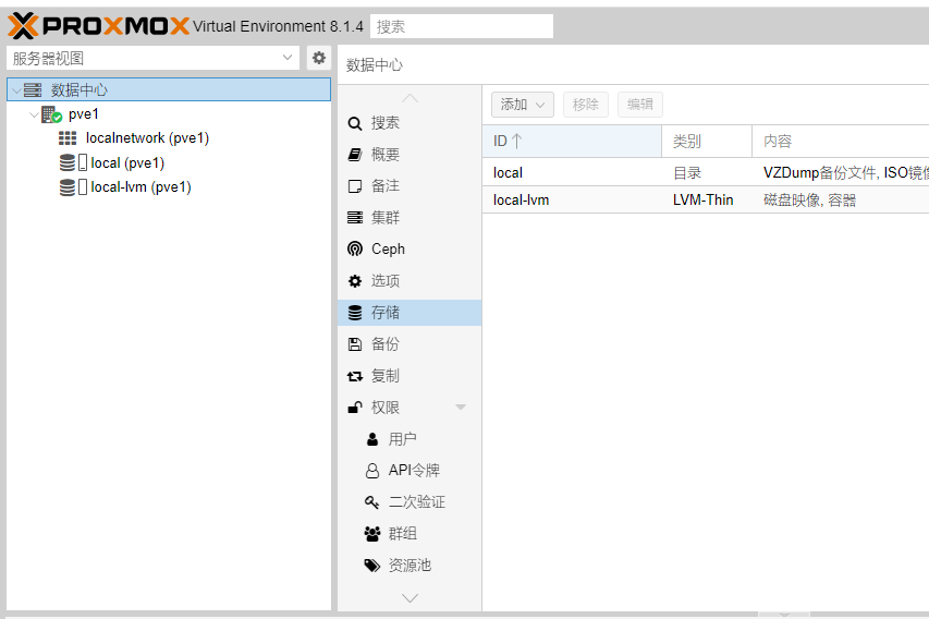 最新版Proxmox VE 8.1.4安装初体验过程_存储_04